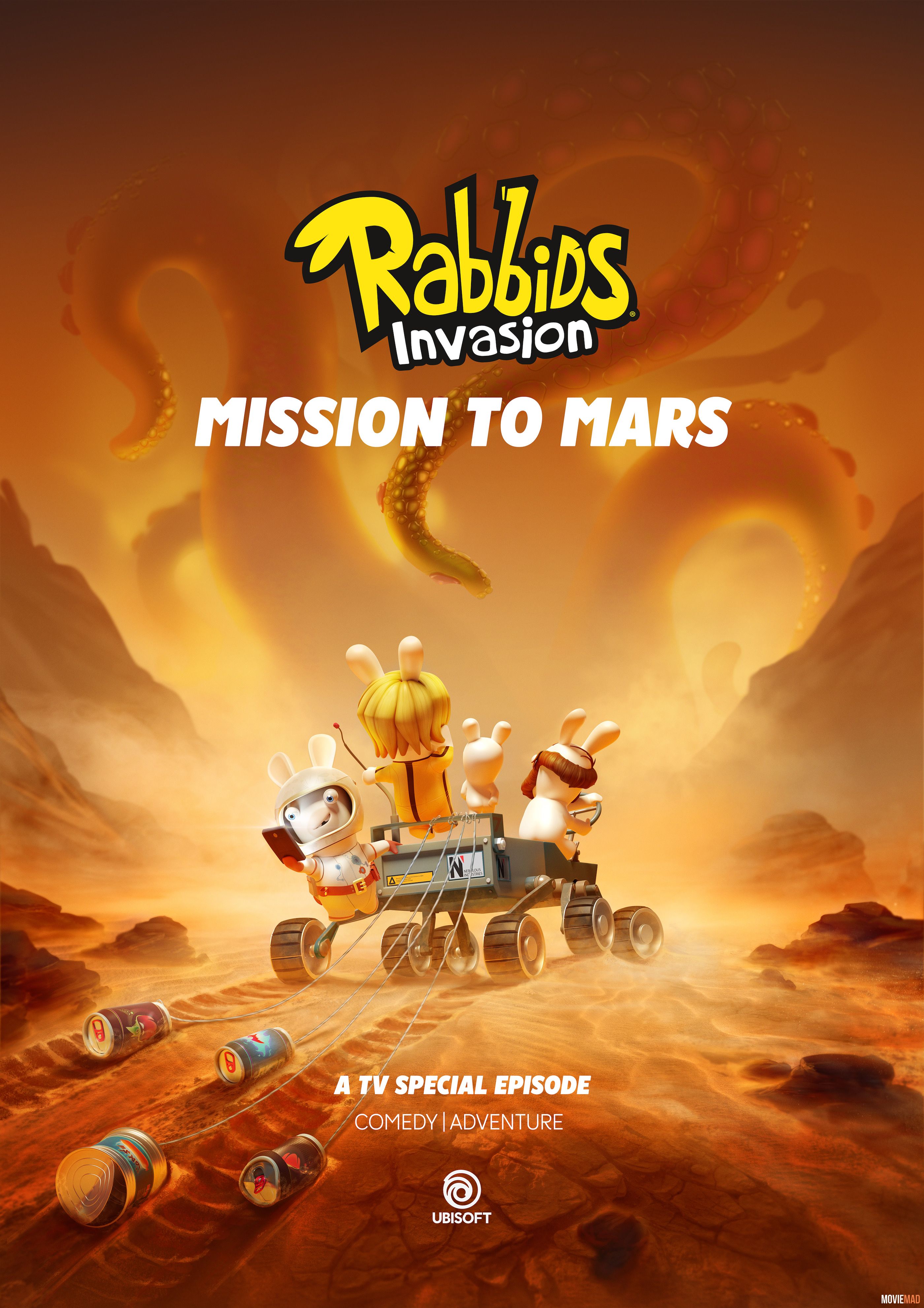 Rabbids Invasion Mission to Mars (2022) Hindi Dubbed NF HDRip Full Movie 1080p 720p 480p