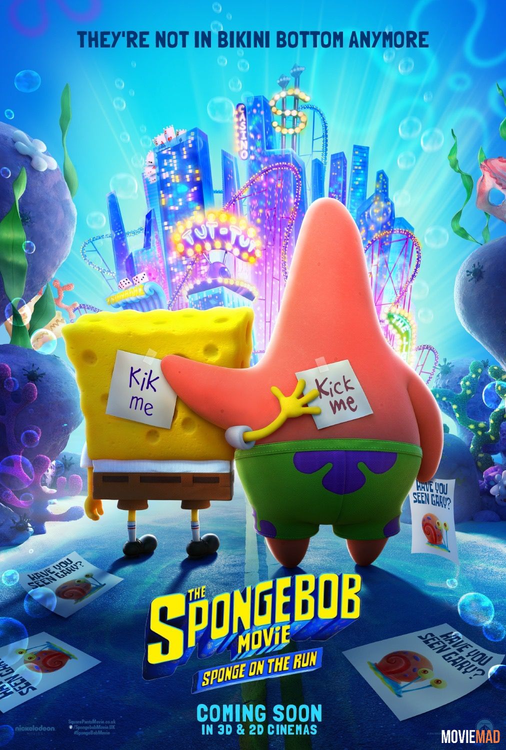 The SpongeBob Movie: Sponge on the Run 2020 Hindi Dubbed WEB DL Full Movie 720p 480p
